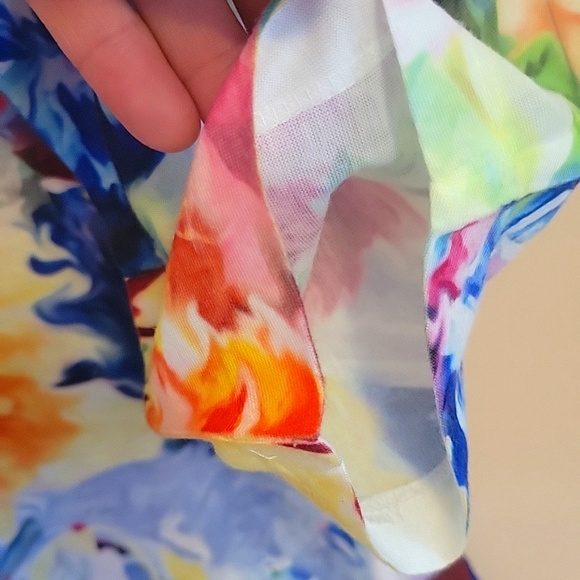 Christopher & Banks Colorful Floral Women's Top - Picture 5 of 7